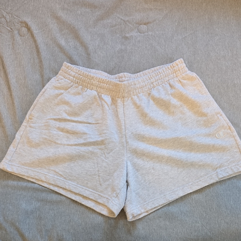 Champion Women's Light Gray Athletic Shorts